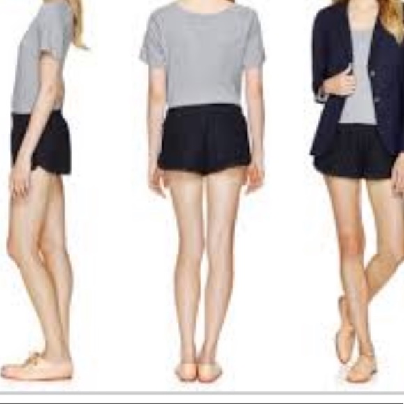 Aritzia Talula Black Lace Scalloped Shorts - Picture 2 of 7